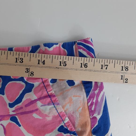 Lilly Pulitzer Ocean View Board Short Brilliant Blue It’s Electric Women M Beach - Picture 7 of 10